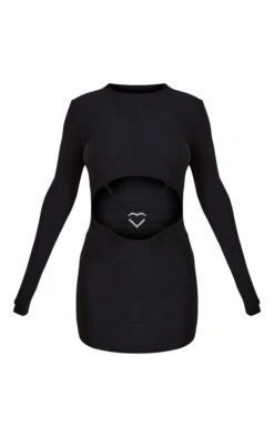 Black Slinky Heart Trim Detail Long Sleeve Bodycon Dress 11 Black Slinky Heart Trim Detail Long Sleeve Bodycon Dress -Cheap Dress Store c1b09d96bb63f6f47a5b477102489326605daf04 cnc7761 5