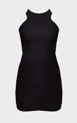 Black Cotton Racer Bodycon Dress -Cheap Dress Store ccae88592d0cf1f2a9d98b803f7724fcb28d3cdd cnc8334 5