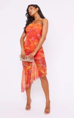 Orange Abstract Print Asymmetric Frill Hem Bandeau Midaxi Dress 11 Orange Abstract Print Asymmetric Frill Hem Bandeau Midaxi Dress -Cheap Dress Store ccfef7649b7c09cedb9fb3545cfd26be27cf48fc cne3006 3