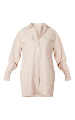 Stone Oversized Popper Detail Shirt Dress -Cheap Dress Store d54c0b85e2c06898c3ad2e44808134e2ba7d7a69 cnc6999 5