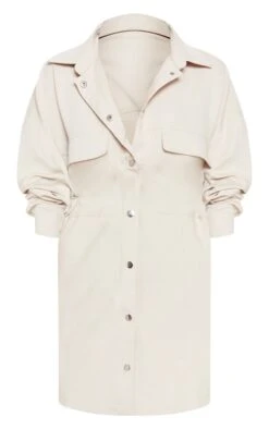 Stone Cargo Oversized Popper Front Shirt Dress -Cheap Dress Store d689bbe8fe108c27c9827a452a9a863086094195 CMF1250 3