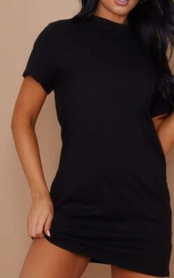 Black Short Sleeve Basic T Shirt Dress -Cheap Dress Store d6a648b2d9b9833b7d43bdb4f85d95df58ed2790 cms1143 5