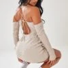Oatmeal Ribbed Bardot Waist Detail Bodycon Dress -Cheap Dress Store d9e448e7b7f011a2686591a650f1d7c594cb64d9 cnd4061 1
