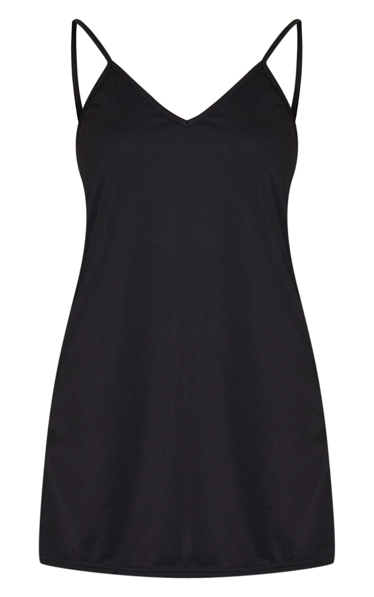 Black Strappy Detail Backless Cami Dress 7 Black Strappy Detail Backless Cami Dress - Image 5