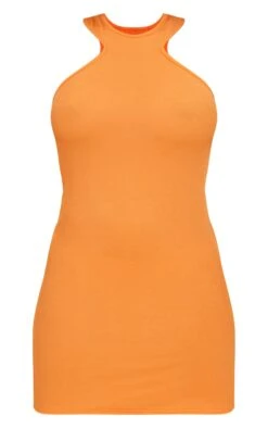 Tangerine Rib Extreme Racer Neck Bodycon Dress -Cheap Dress Store e10985dade0aead2433258c8e36ceb2876bbcfa4 cnd5438 5