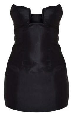 Black Satin V Bar Bandeau Bodycon Dress -Cheap Dress Store e4bafa196c414fcac0b7b65685833809619d7443 cnd0373 5