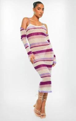 Lilac Stripe Open Knit Maxi Dress & Sleeves 9 Lilac Stripe Open Knit Maxi Dress & Sleeves -Cheap Dress Store e6e5bdeb2ab13e234b06a79c59028cb7cb93b514 cnc5961 3