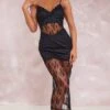 Black Lace Cut Out Detail Strappy Midaxi Dress -Cheap Dress Store eeaeac1058c3e30dab047b64fdcbbaca4e371215 cne2688 1