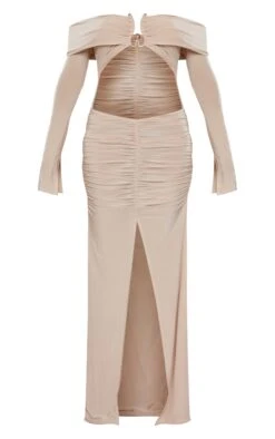 Stone Slinky Trim Detail Bardot Cut Out Maxi Dress -Cheap Dress Store f0c1bca7627a43df6c1672a24bc144630a5da6ac cnd0421 5