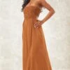 Rust Shirred Bust Cut Out Back Maxi Dress -Cheap Dress Store f5c7afbd222005aae58589c0d7a73809c3ef4ad7 cne1530 3