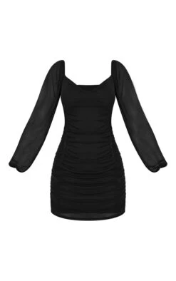 Black Mesh Double Ruched Long Sleeve Bodycon Dress 11 Black Mesh Double Ruched Long Sleeve Bodycon Dress -Cheap Dress Store fd3a7dd9a706a547f01aa280ae2e962c9b32c9e7 cmo8113 6